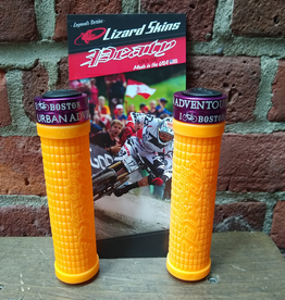 Grips - Lizard Skins Peaty Tangerine with UA Lockrings