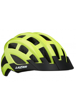 Lazer Helmet - Lazer Compact DLX Mips Flash Yellow w/ Light, One-size