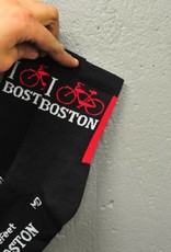 Sock Guy Socks - DeFeet I Bike Boston (Wool)