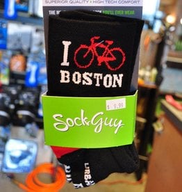 Sock Guy Socks - Sock Guy I Bike Boston (Acrylic)