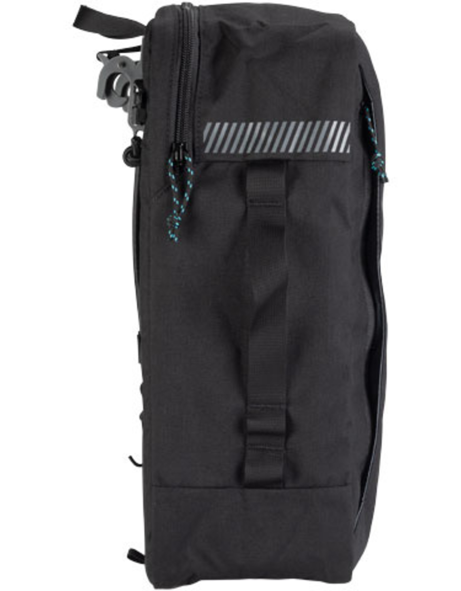 MSW Blacktop Pannier Bag Black Single