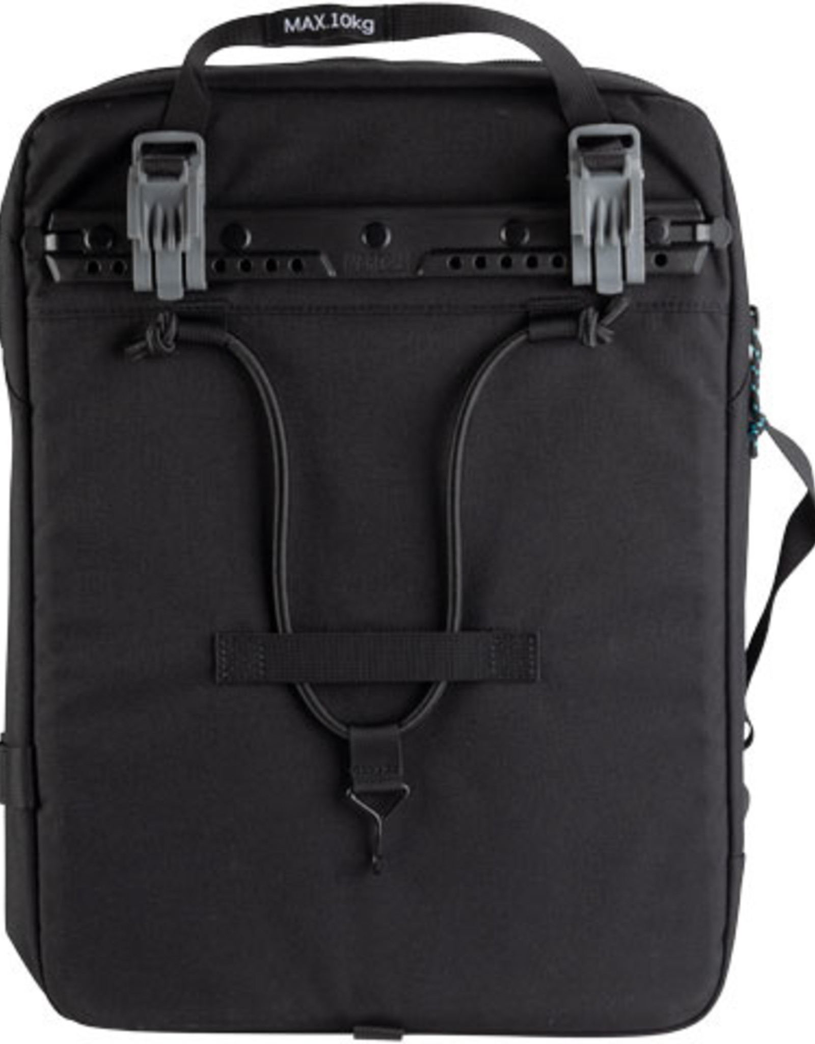 MSW Blacktop Pannier Bag Black Single