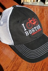 Hat - I Bike Boston Snapback Trucker