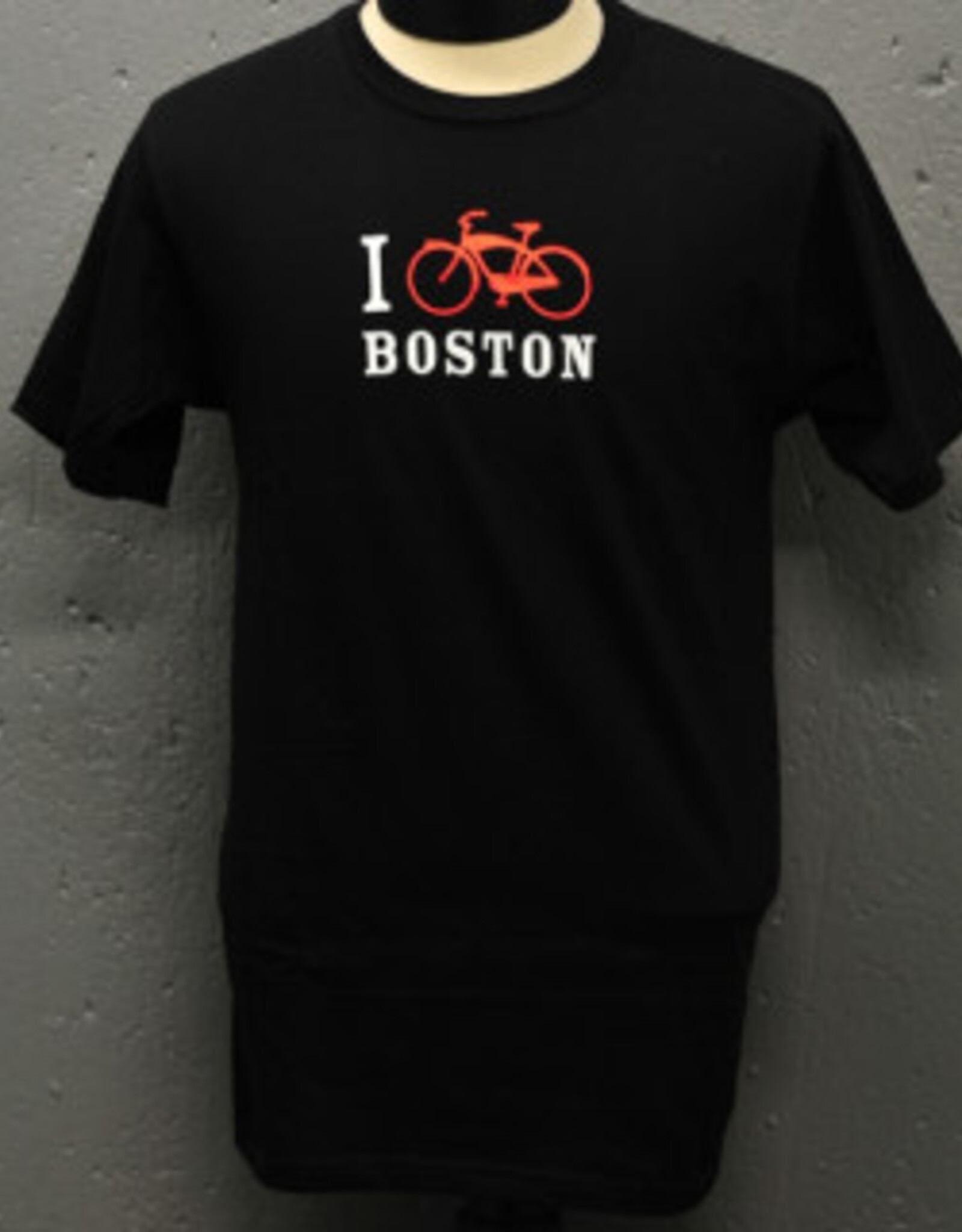 T-shirt - I Bike Boston - Mens