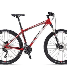 giant bike red and black