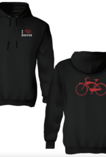 Pro Patch Hoodie - I Bike Boston (Pull Over)