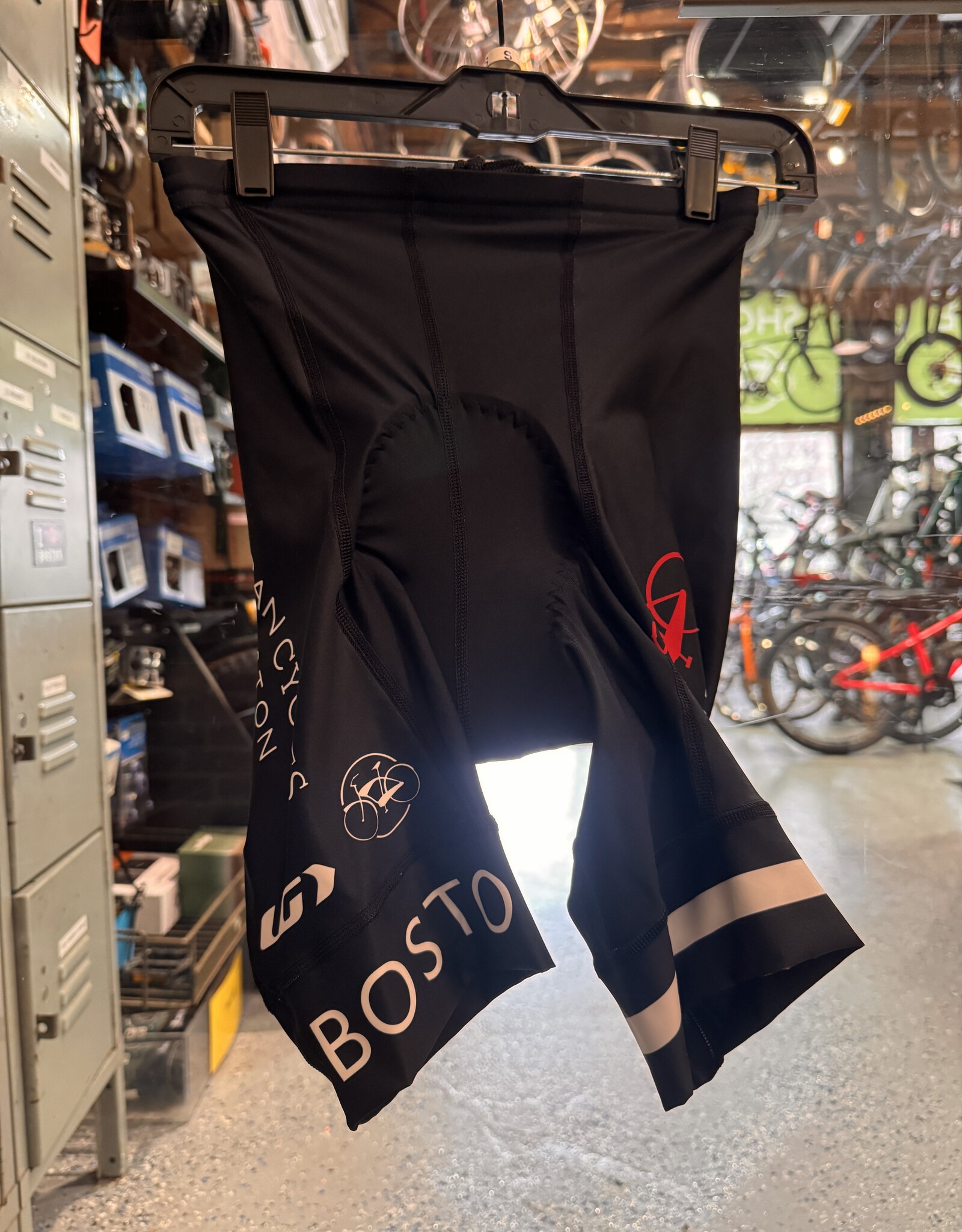Custom I Bike Boston Motion Gel Cycling Short (Black)