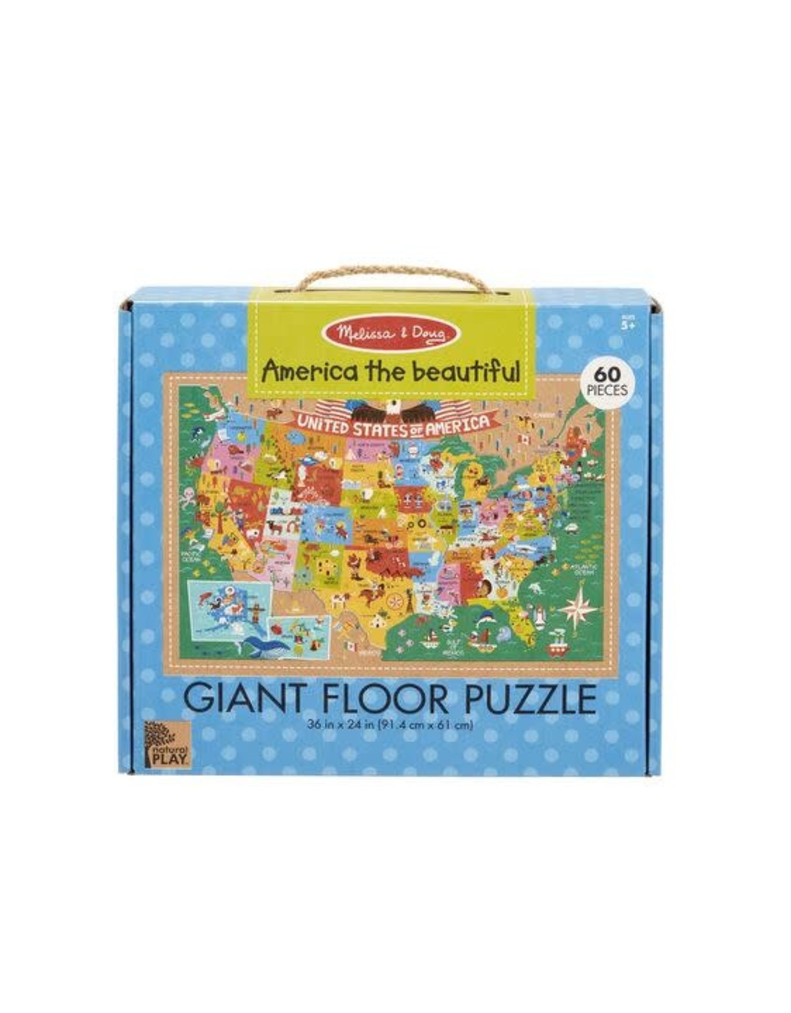 NP Giant Floor Puzzle America the Beautiful from Toy Market Toy Market