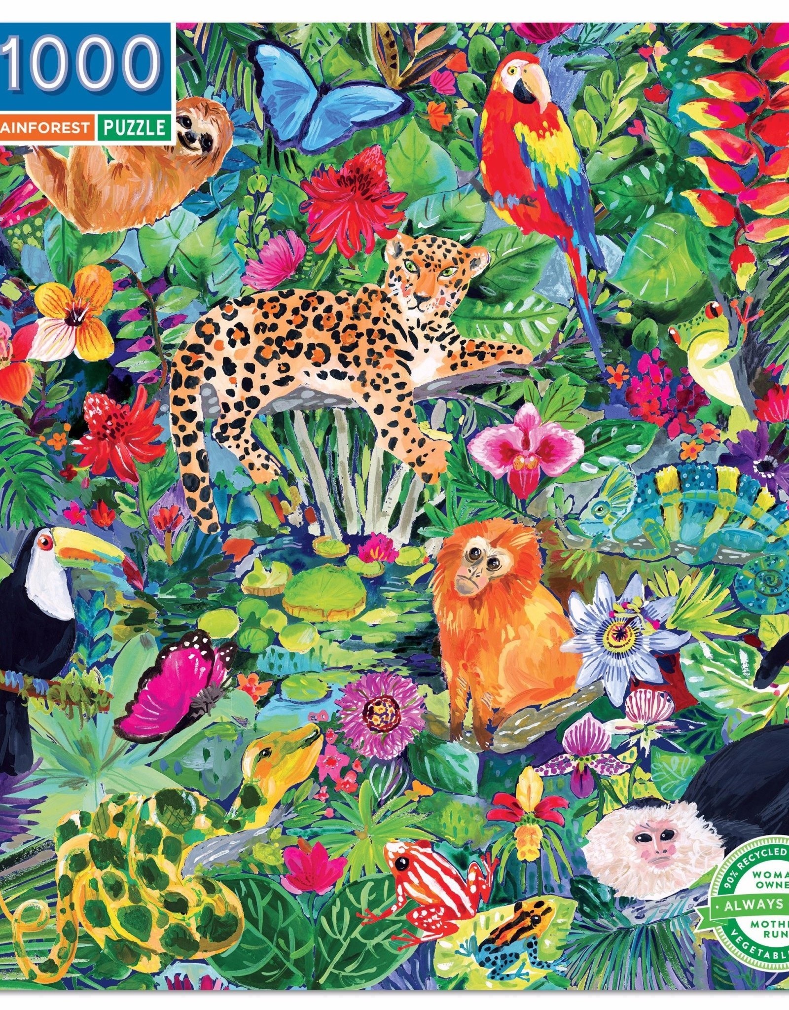 Amazon Rainforest 1000 Pc Sq Puzzle