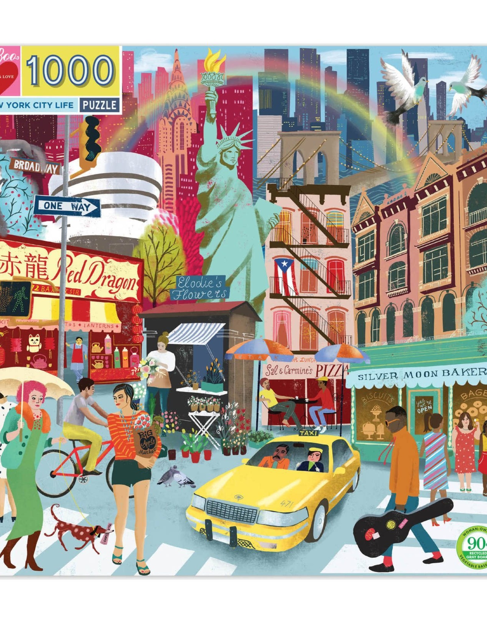 New York City Life 1000 Pc Sq Puzzle