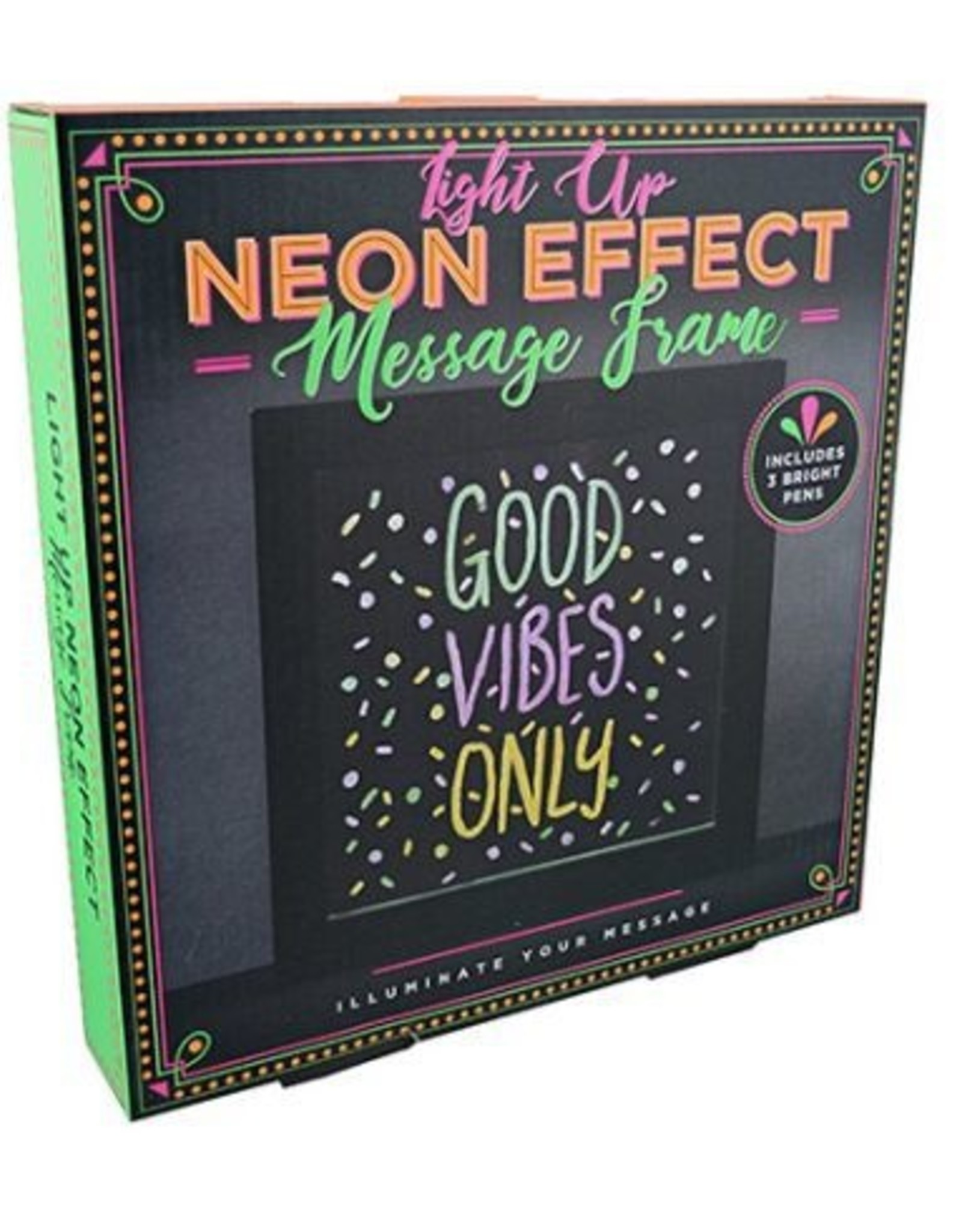 Light Up Neon Effect Message Frame