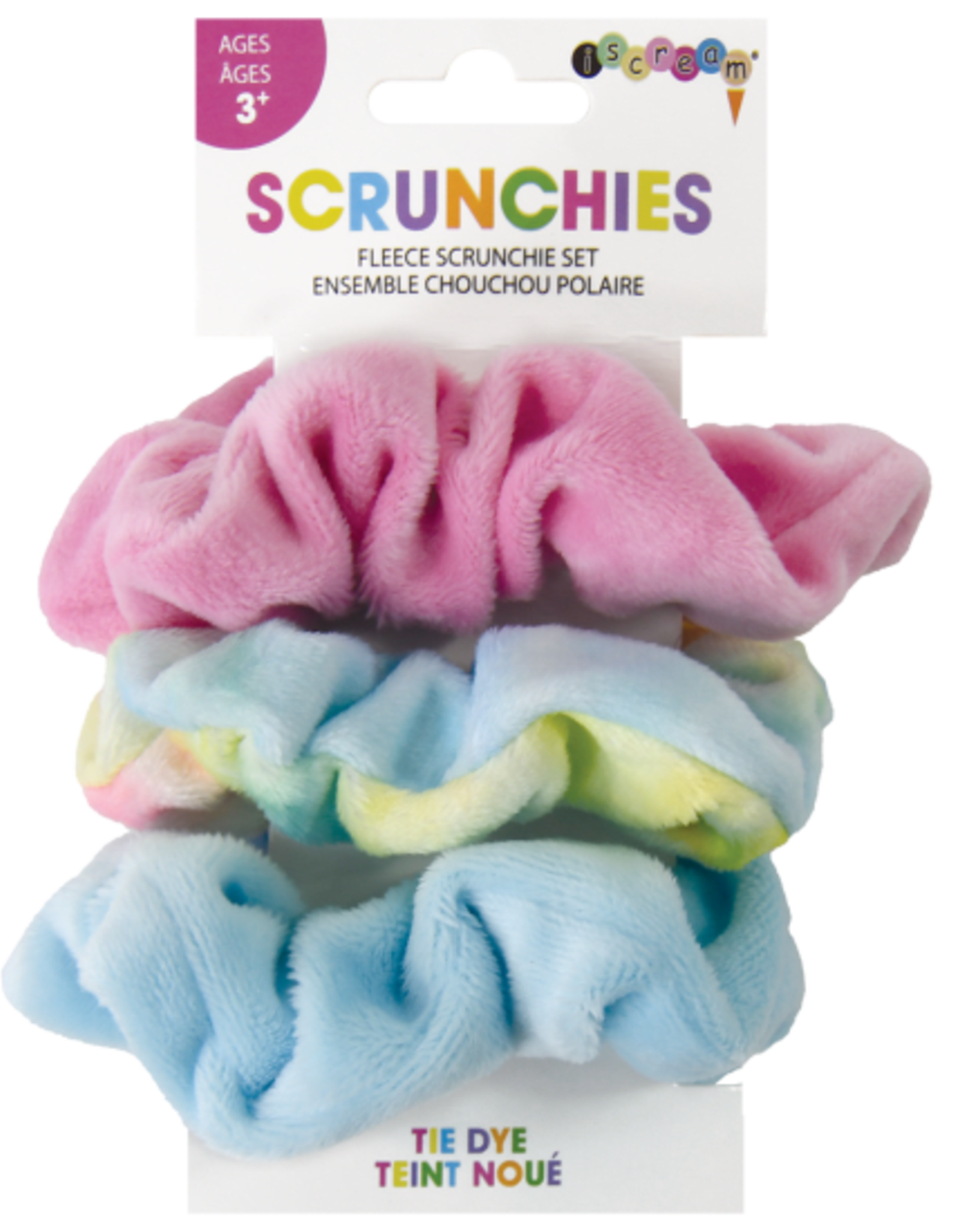 Scrunchies - Fleece Tie Dye Scrunchie Set