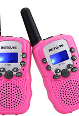 Retevis Walkie Talkies with Flashlight - Pink