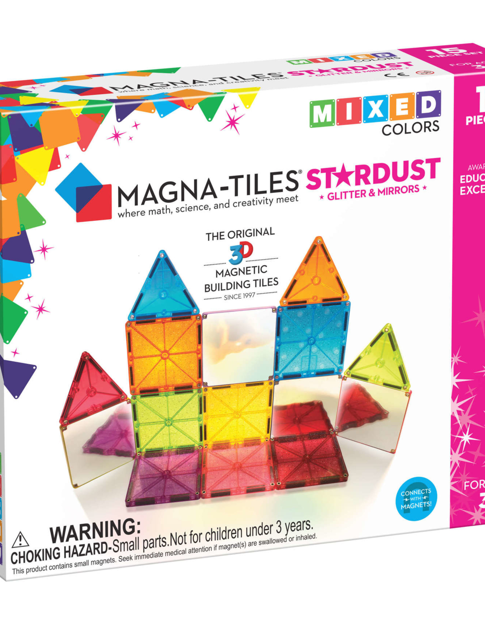 Magna-Tiles® Stardust 15 Piece Set