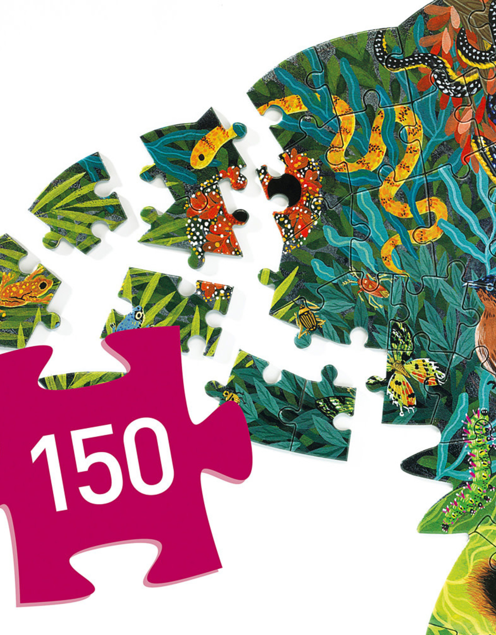 Chameleon  Puzz'Art Shaped Jigsaw Puzzle