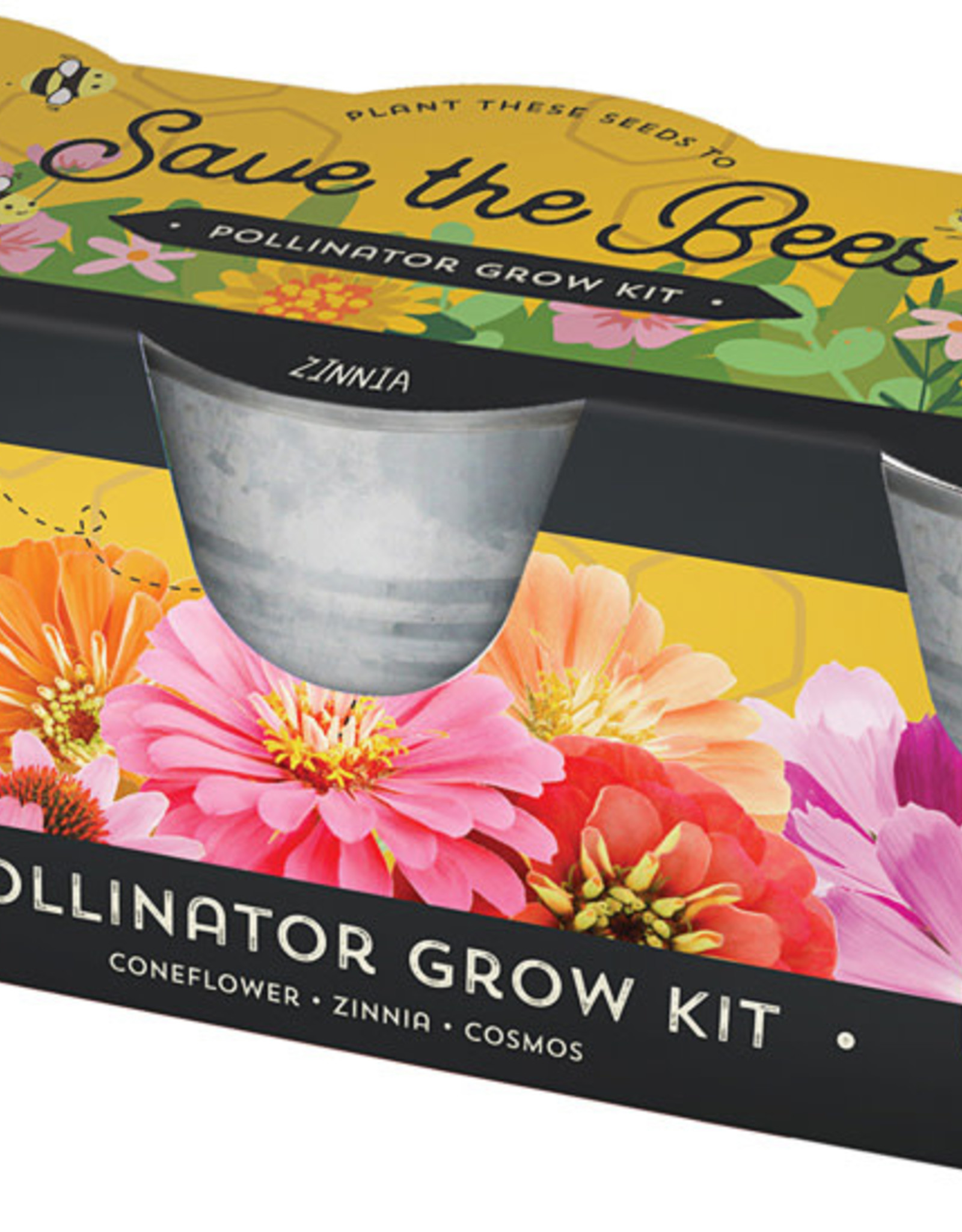 Save the Bees 3 Pot Windowsill Grow Kit