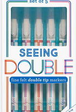 Seeing Double Fine Felt Double Tip Markers set/5