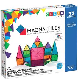 Magna-Tiles Clear Colors 32 Piece Set