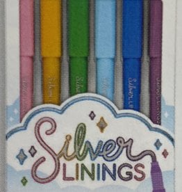 Silver Linings - Silver Ink Markers with Outlines - Set of 6