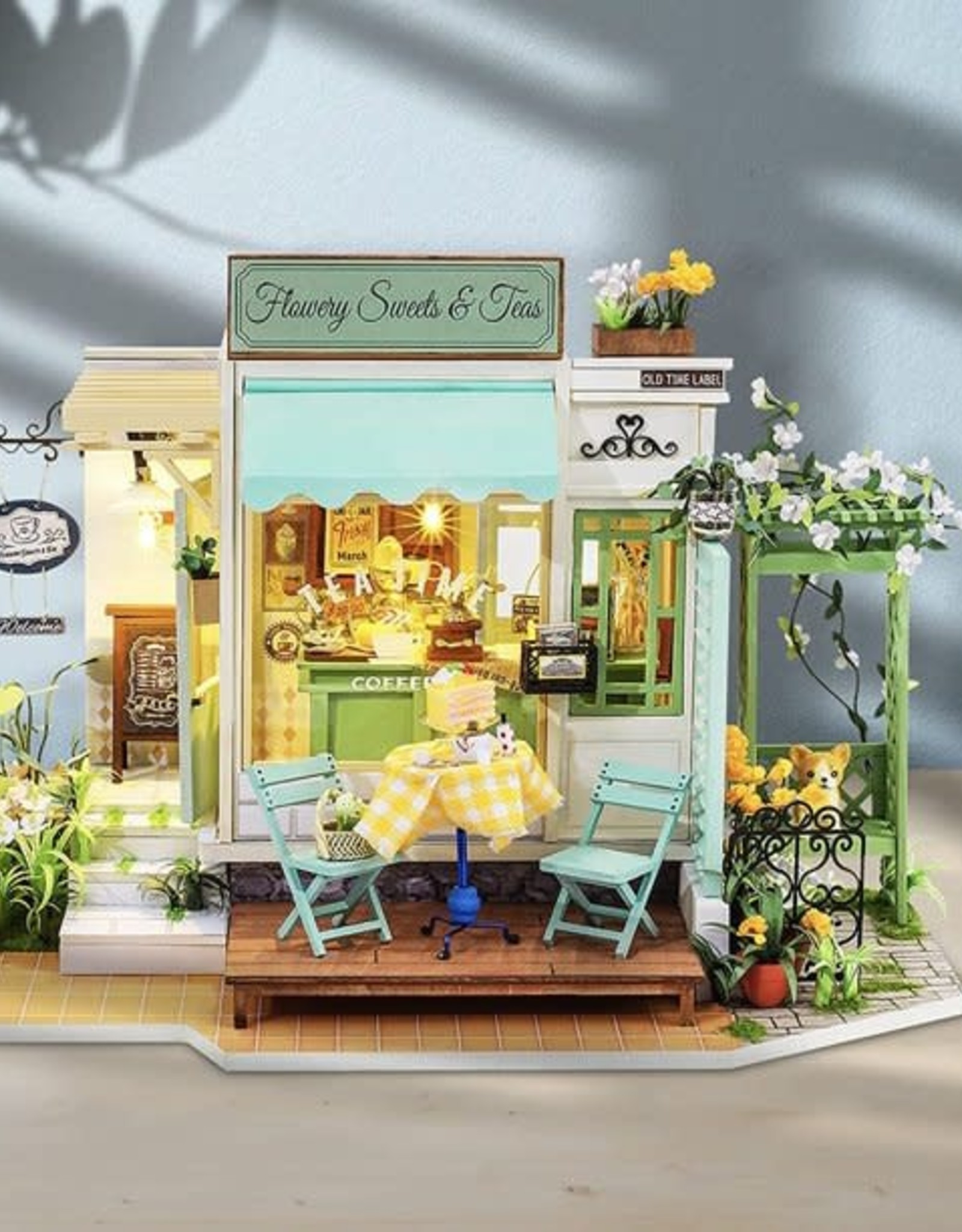 DIY Miniature House: Flowery Sweets and Teas