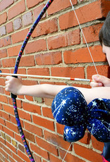 Galaxy Bow and Arrow Set. Two Arrows, Target