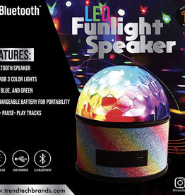 Fun Light Stereo Speaker Rainbow Glitter