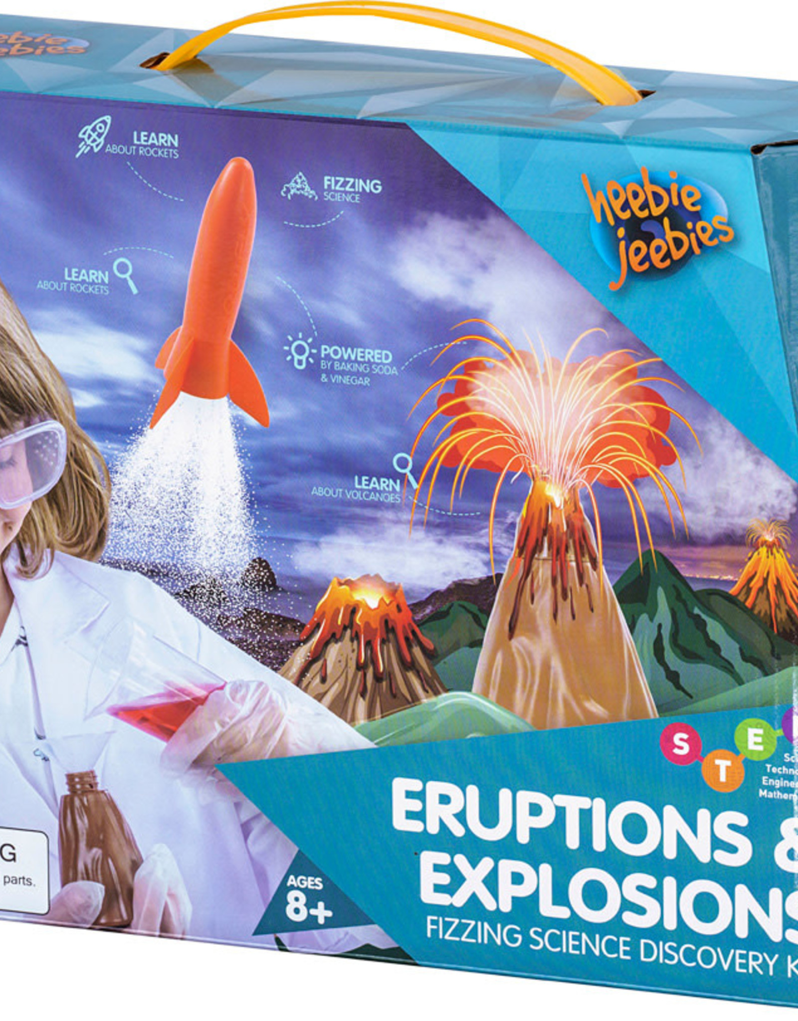 Eruptions & Explosions Fizzing Science Discovery Kit