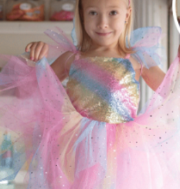 Rainbow Fairy Dress & Wings, Multi, Size 5-6