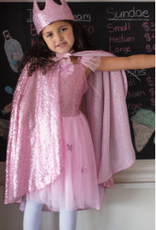 Precious Pink Sequins Cape, Size 5-6