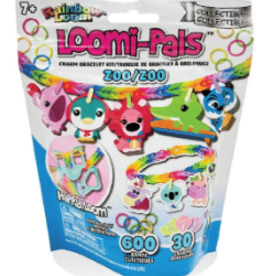 Rainbow Loom® Loomi-Pals™ MEGA Set, Features 60 Cute Assorted LP Charms,  The New RL2.0, Happy Looms, Hooks, Alpha & Pony Beads, 5600 Colorful Bands