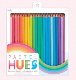 Pastel Hues Colored Pencils - Set of 24