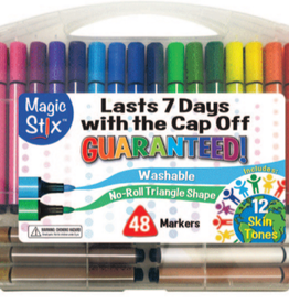 Magic Stix Washable Markers Set - 48