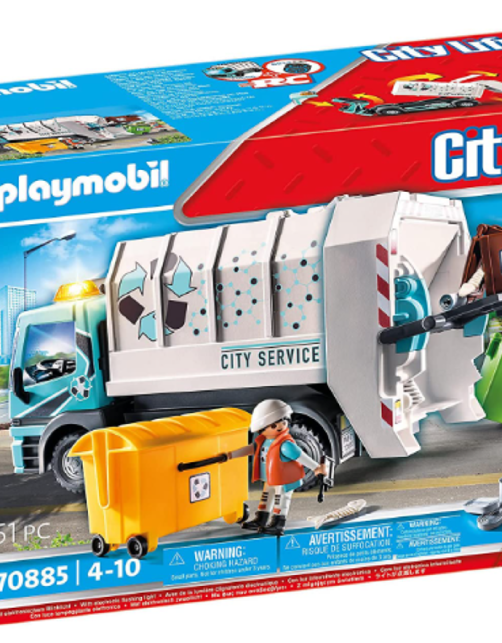 Playmobil City Life Recycling Truck from Toy Market - Toy Market