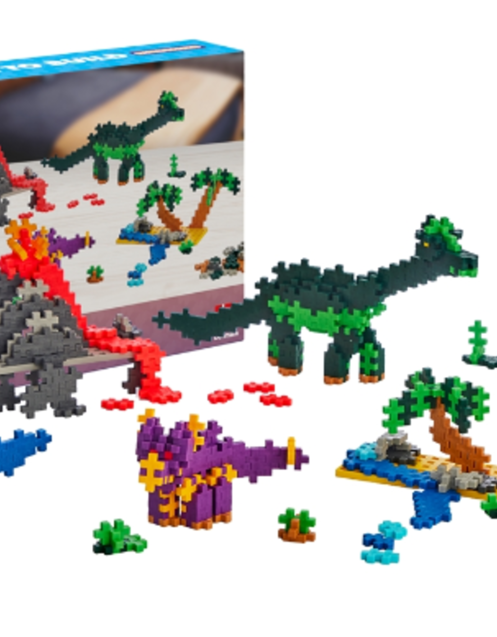 Learn To Build Building Set With Dinosaurs Plus-Plus - Melijoe