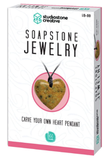 Soapstone Jewelry Carve Your Own Heart Pendant