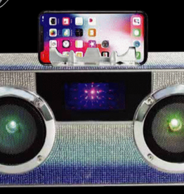 Mini Bling Boombox - Blue