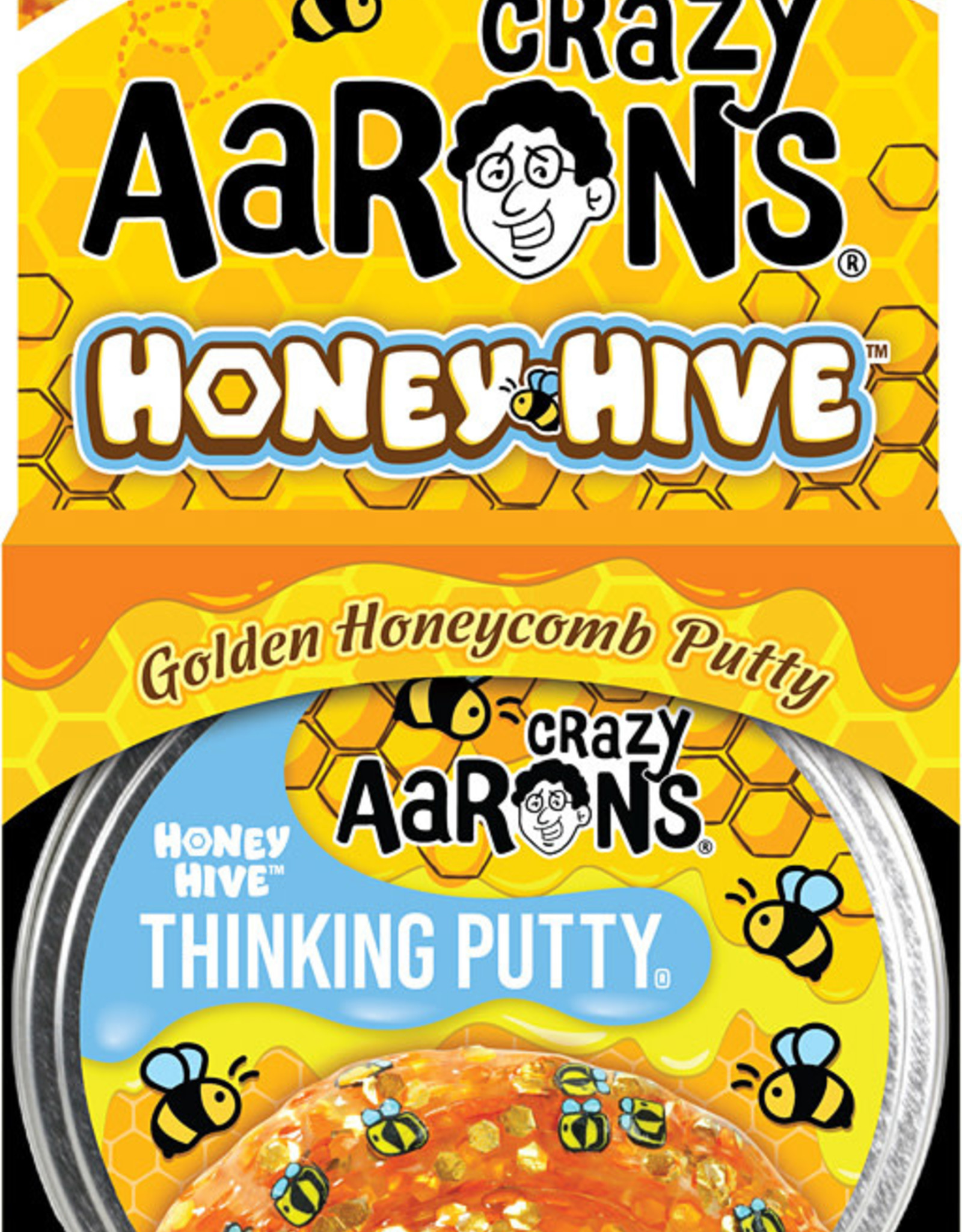 Crazy Aaron's Thinking Putty- Honey Hive 4"