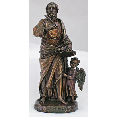 St. Matthew Cold-Cast Bronze 8"