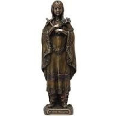 St. Kateri Tekakwitha Cold Cast Bronze