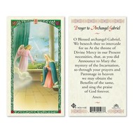 Archangel Gabriel Laminated Holy Card