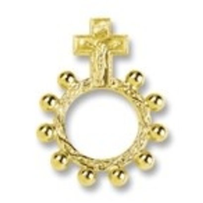 Rosary Ring Gold