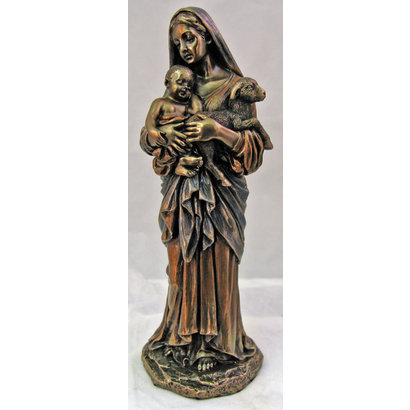 L'Innocence Cold Cast Bronze Lightly Hand Painted 8" Statue