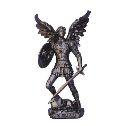 St. Michael, Cold Cast Bronze, 4"