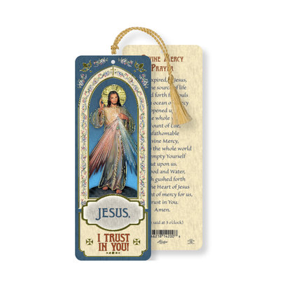 Divine Mercy, Laminated Bookmark W/T