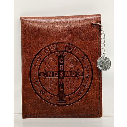St. Benedict Brown Rosary Case