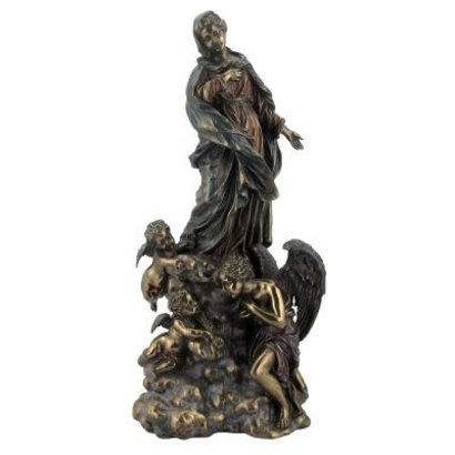 Immaculate Conception, Cold-Cast Bronze 13" Statue