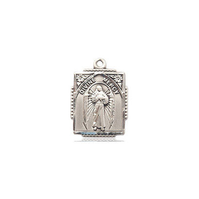 Divine Mercy Medal, 14K GF, 5/8x1/2, NO CHAIN