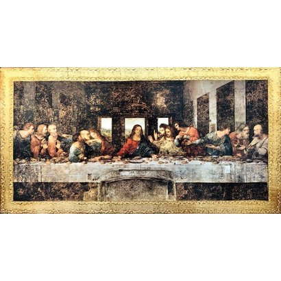Last Supper, 9 1/4 x 18, Da Vinci