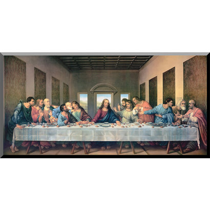 Last Supper Restored Wall Plaque, 20x40