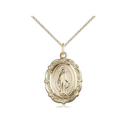 Miraculous Medal, 7/8x5/8